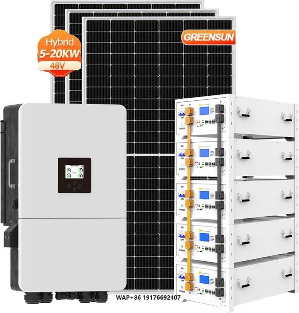 Deye Hybrid-Solarpanelsystem für Zuhause 48V DC 3-Phasen 400VAC mit verschiedenen Leistungsstufen von 10kW bis 20kW - Bild 1