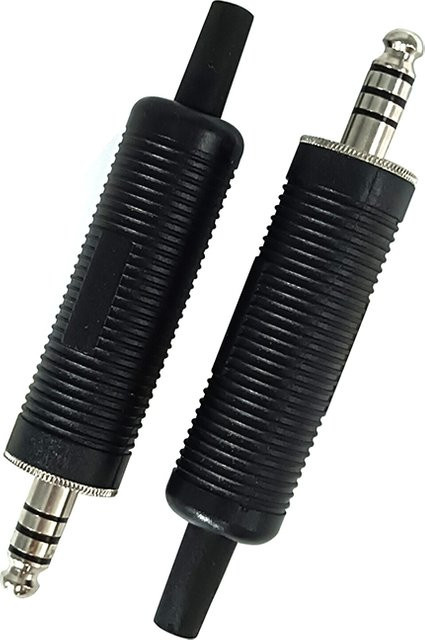 U174U Lötanschluss für Hubschrauber-Headsets in Schwarz, 7,1 mm - Bild 1
