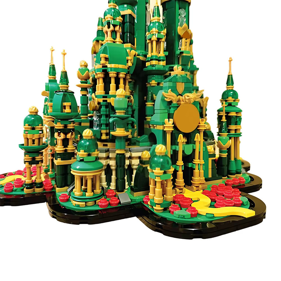 GOBRICKS Magische Hexe Smaragd Stadt Zauberer Palast, Bausteine, Fantasy - Bild 3