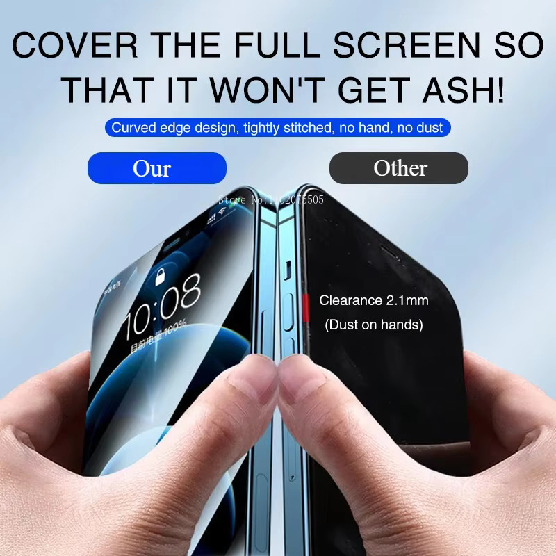 4er-Set ZRGAE 9D Vollabdeckung Panzerglas Display Schutz für iPhone 17 16 15 14 13 12 11 Pro Max Plus XR XS Farbe: Transparent - Bild 3
