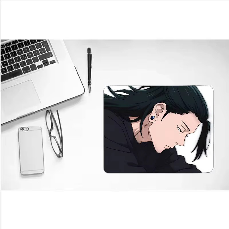 Moetch Anime Geto Suguru Mauspad in Multicolour, rutschfestes Schreibtischpad für Tastatur und Laptop - Bild 6