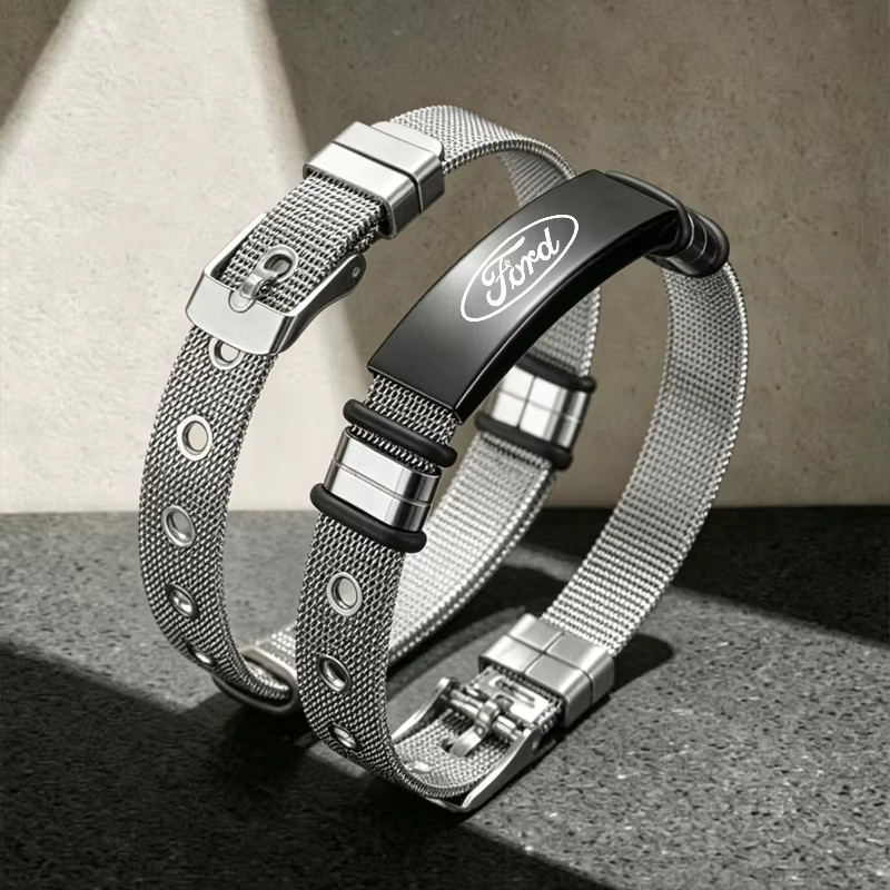 Armband Edelstahl, Silber, Unisex - Bild 1