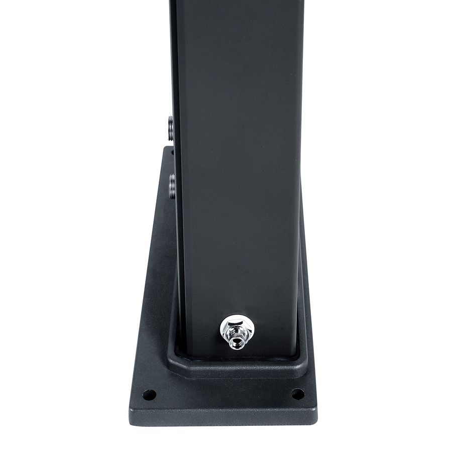 Formidra Hybriddusche Dada Straight Solar-Dusche aus Aluminium, anthrazit/silber, 40 l - Bild 4