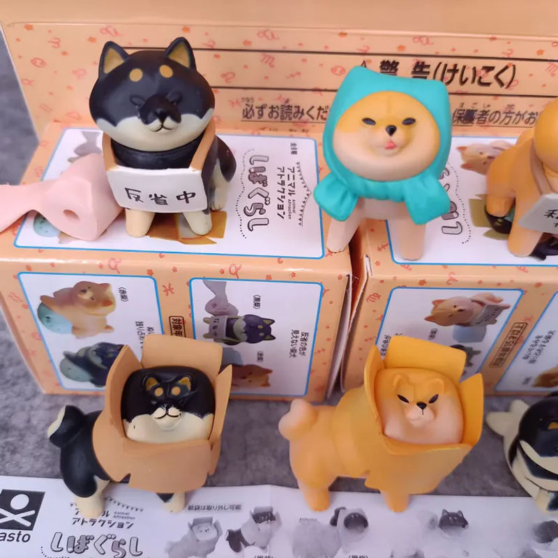 Bandai Shiba Inu Unwilling Dog To Go Home Blindbox Anime Figur Mehrfarbig - Bild 2