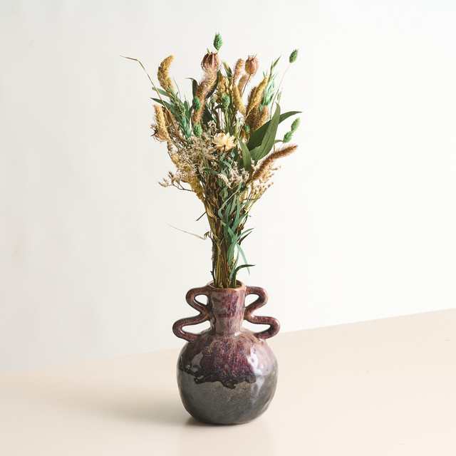 Trockenblumenstrauß Grün Natur von BLUME2000 für die Frühlingsdekoration auf dem Tisch, Höhe: 60,0 cm - Bild 1