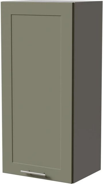 Feldmann-Wohnen Hängeschrank Oslo Küchenschrank in Grau und Reed Green Matt mit Soft-Close-Türen, B/T/H: 45 x 32,5 x 96 cm - Bild 1
