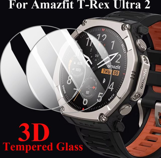 Displayschutzfolie Amazfit T-Rex Ultra 2, Glas, transparent - Bild 1