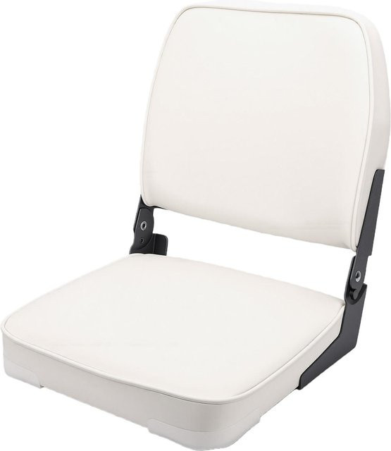 KaiSai Klappbarer Bootssitz mit Rückenlehne und Schaumstoffpolsterung für Kanu und Pontonboot, B/T/H: 47,5 x 40,6 x 35,6 cm - Bild 1
