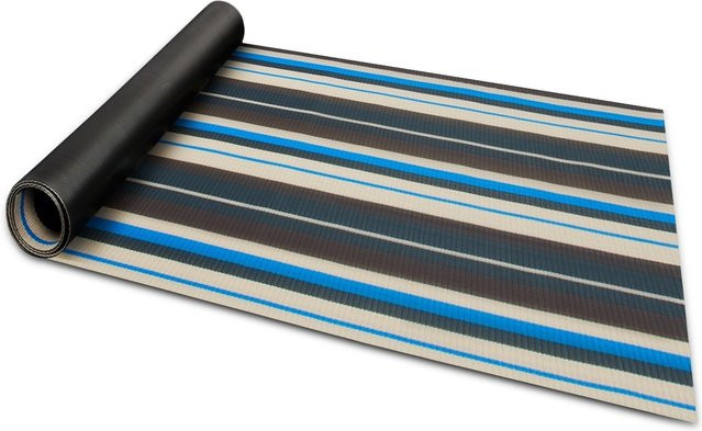 Karat Bodenbelag Ravenna Blau gestreift für Innen- und Außenbereiche als Zuschnitt - Bild 1
