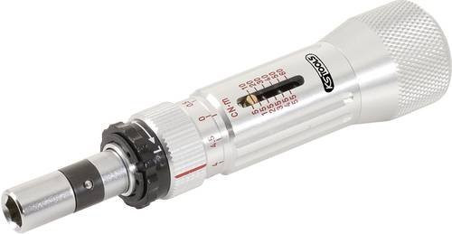 KS Tools 1/4" ESD Drehmomentschraubendreher mit Mikrometerskala in Silber, 20-120 cNm - Bild 1