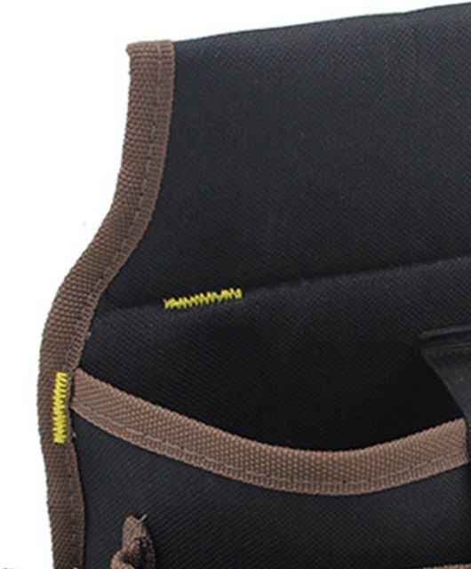 Multifunktionale Werkzeug-Hüfttasche aus Oxford-Gewebe mit Gürtel für Maler, Schwarz und Braun - Bild 1