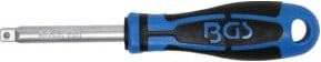 BGS Drehgriff Abtrieb mit Außenvierkant 6,3 mm (1/4 Zoll), Länge: 150 mm, Blau - Bild 1