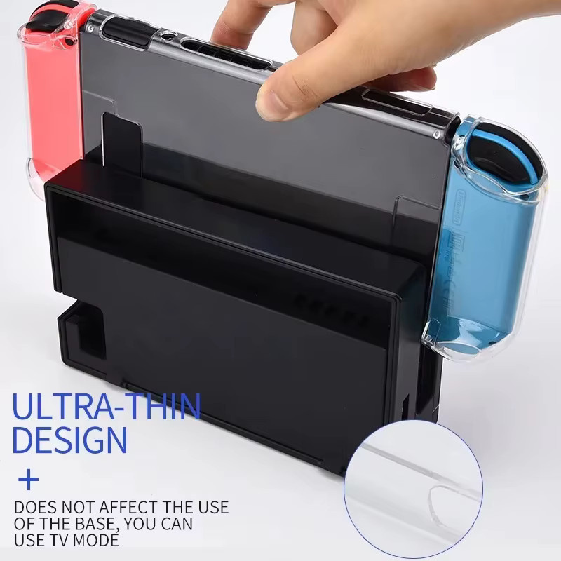 DATA FROG Transparente Hard Shell Schutzhülle kompatibel mit Nintendo Switch - Bild 4