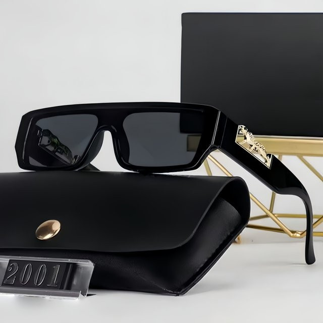 AINII Sonnenbrille, oval, Vollrand, Kunststoff, Unisex, black - Bild 1