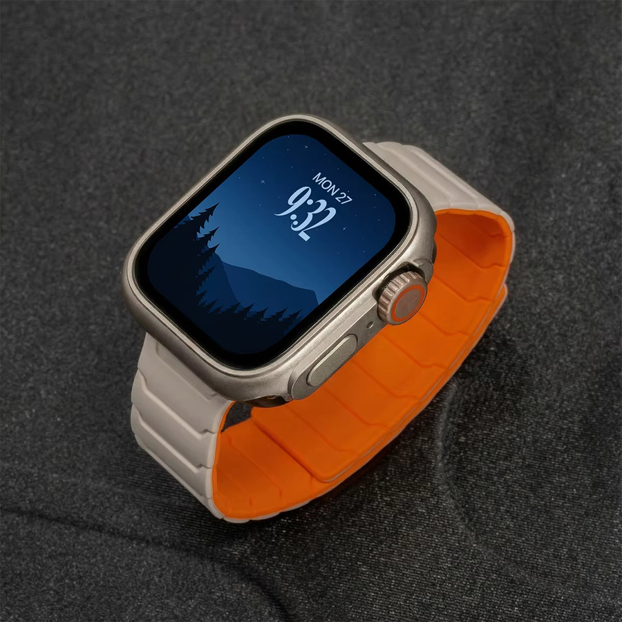CAOWTAN Uhrenarmband Silikon, Weiß, Unisex - Bild 2