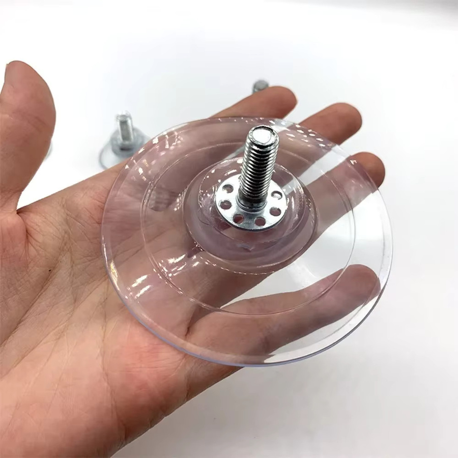 HACTIVOL Transparente PVC Saugnäpfe mit Nylon-Einsatz für M4 M5 M6 M8 Schrauben - Bild 2