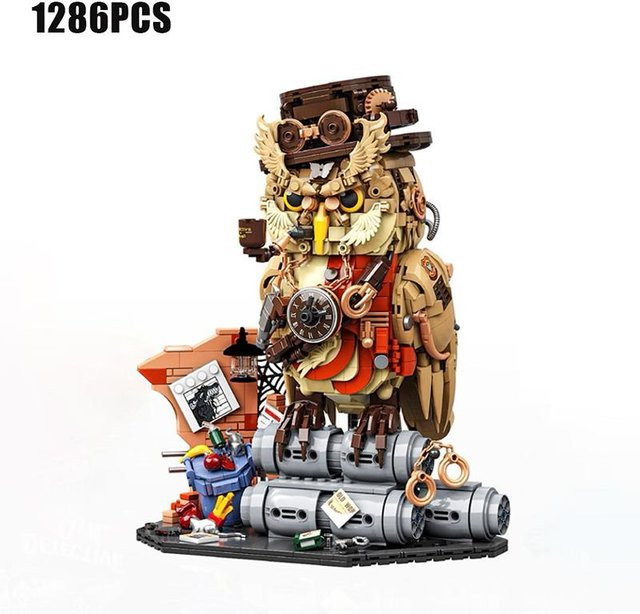 Magische Mechanische Detektiv Eule, Bausteine, 1286 Teile, ab 14 Jahren - Bild 1