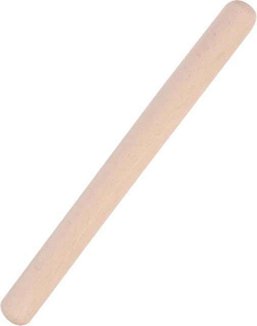 CosyHome Massivholz Nudelholz aus Holz in White/Beige, Länge: 39 cm - Bild 1