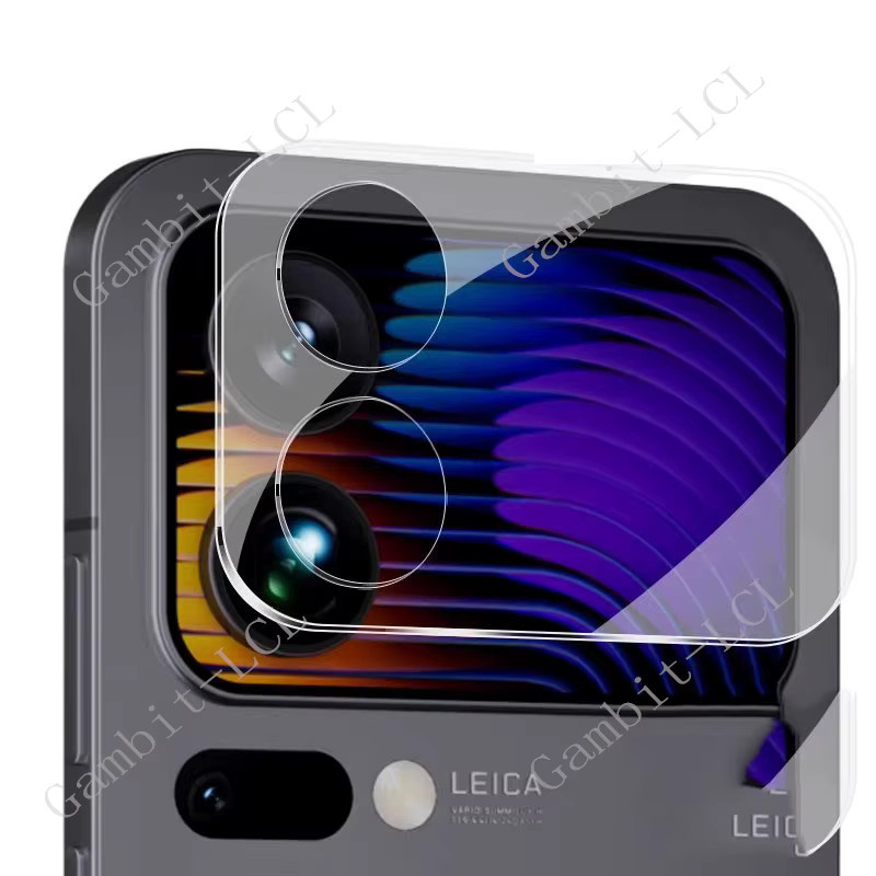 3D 9H HD Gehärtetes Glas Kameraobjektiv-Schutzfolie für Xiaomi 17 Pro Max, Xiaomi 17 Pro und Xiaomi 17, transparent - Bild 1