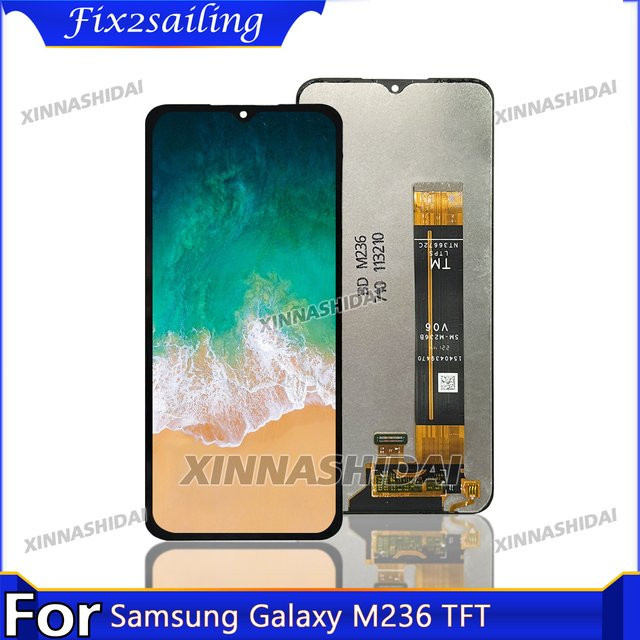 Samsung Galaxy M23 LCD Display Ersatzteil mit TFT Touchscreen Digitizer in Schwarz - Bild 1