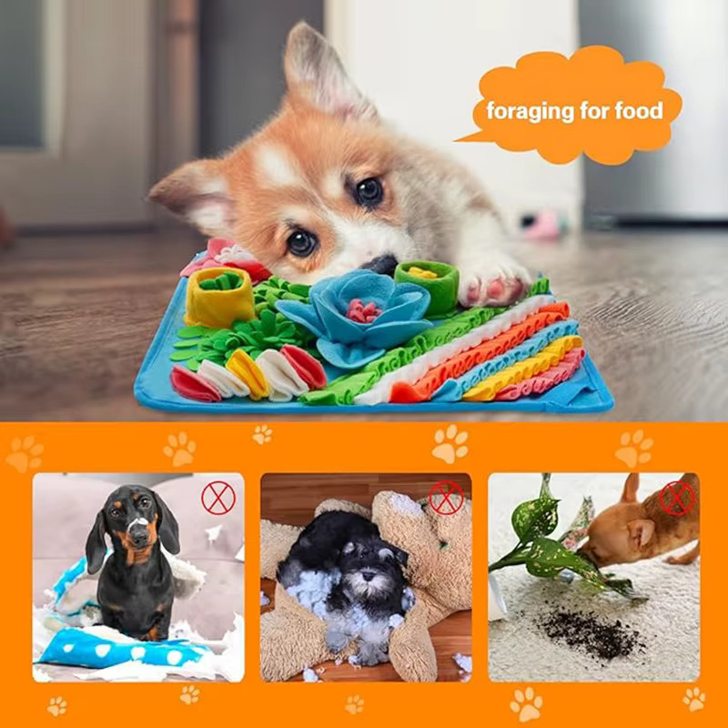 Booteely Haustier Schnüffel-Kissen, Hund und Katze, Indoor-Spiel, Futtermatte - Bild 2