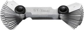 Facom Radienlehre aus Stahl in Silber für Radien 15,5 - 25,0 mm - Bild 1