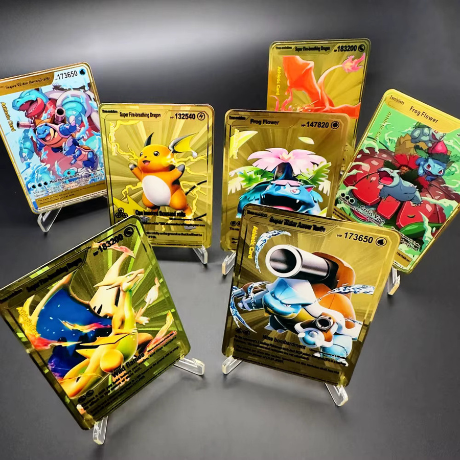 TAKARA TOMY Pokémon Metallkarten, Golden, Englisch - Bild 4