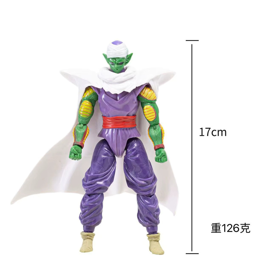 Bandai Dragon Ball Actionfiguren-Set, Son Goku Son Gohan Vegeta Frieza, Montagemodell-Spielzeuge - Bild 2