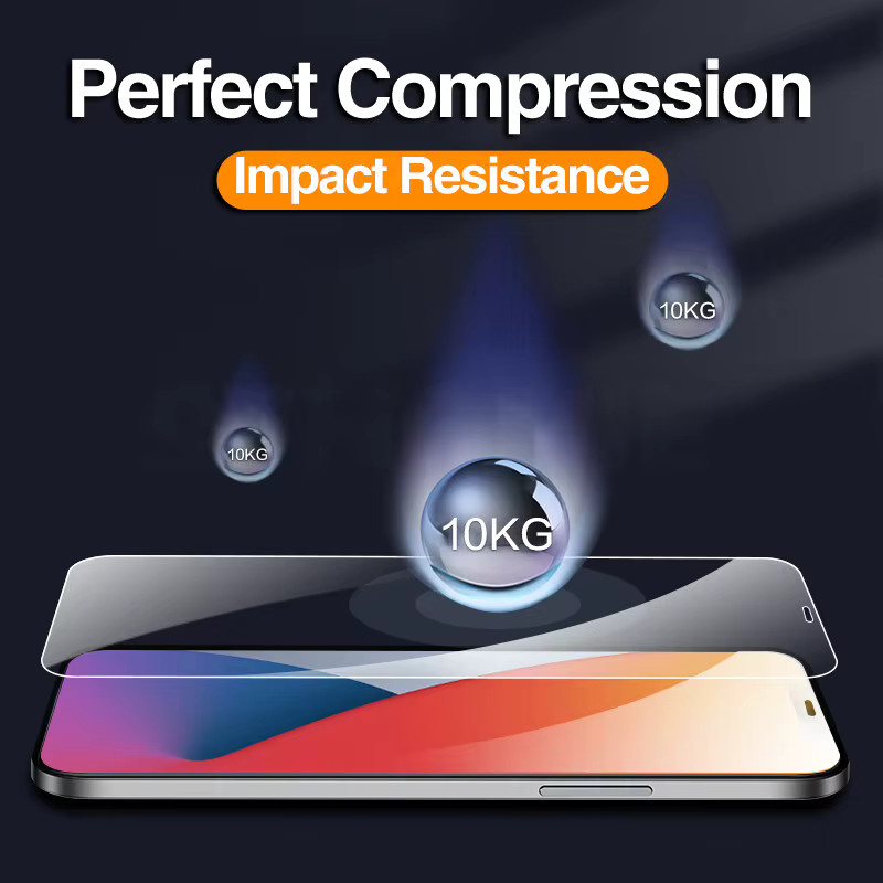 SFHOMIE 4er-Pack Displayschutzfolie aus gehärtetem Glas für iPhone 15 14 13 12 11 Pro Max Plus XS XR, transparent - Bild 2