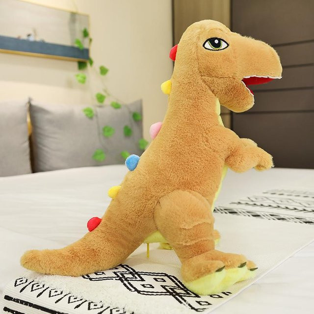 Kidsly Dinosaurier Plüsch Spielzeug, Tyrannosaurus Stofftier, 60cm, ab 14 Jahren - Bild 1