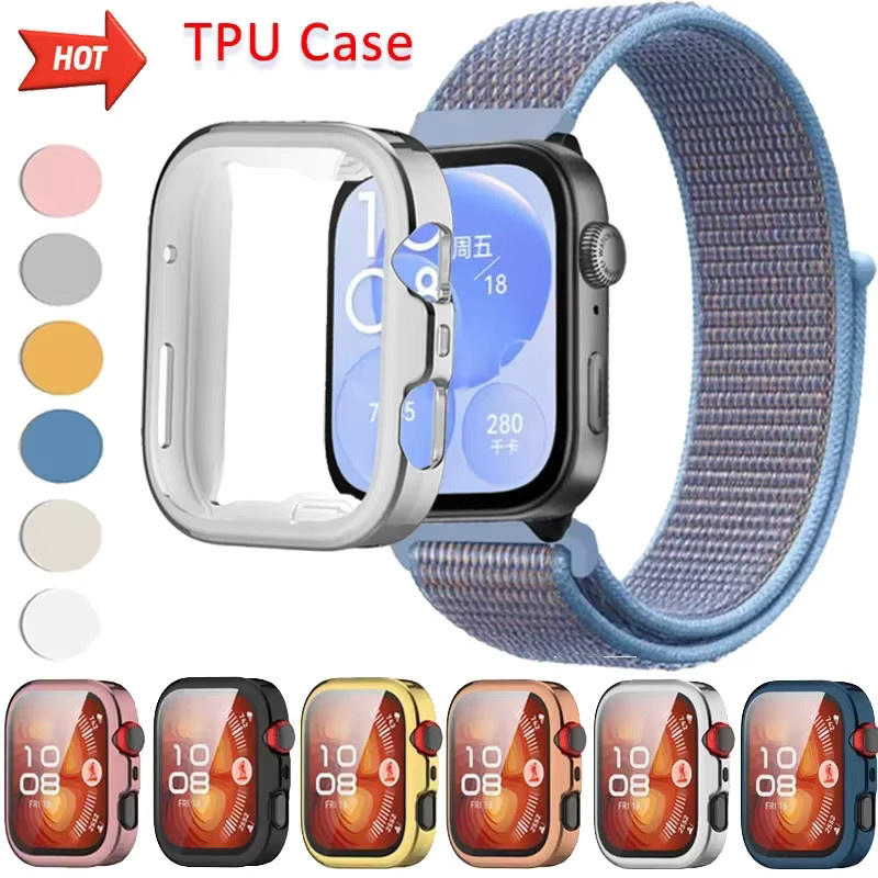 Huawei Schutzhülle, TPU, Schwarz, Huawei Uhr Fit 4/4 Pro - Bild 4