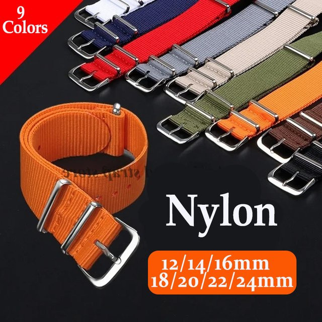 asukaband Uhrenarmband Nylon, Textil/NATO, Unisex - Bild 1