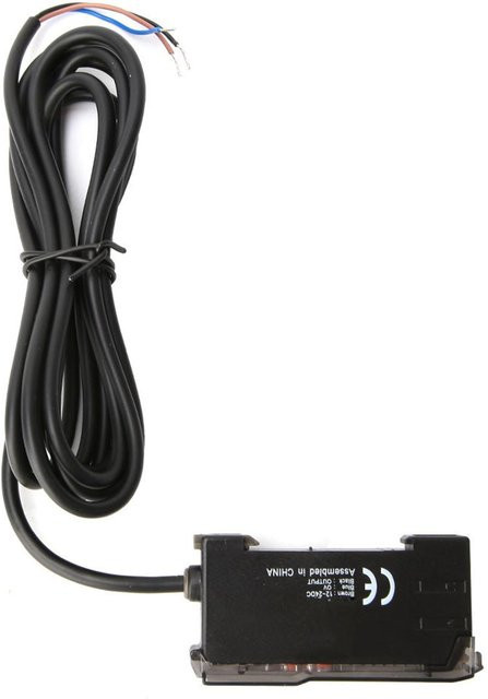 YIBONA Optischer Faserverstärker Photoelektrischer Sensor in Schwarz - Bild 1