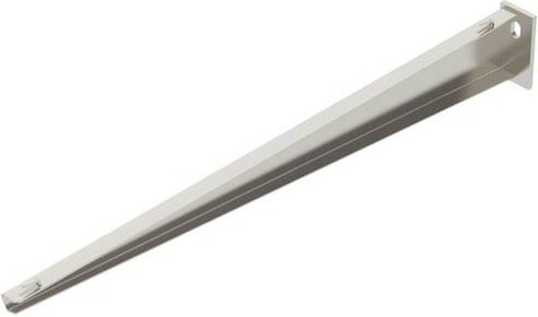 OBO Bettermann Wand- und Stielausleger aus Metall in Silber, L: 61,0 cm, B: 4,0 cm, H: 7,0 cm - Bild 1