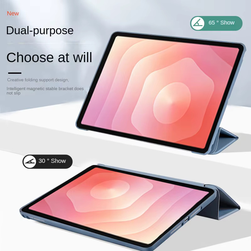 Samsung Galaxy Tab S11 11 Zoll 2025 Hülle mit Magnetständer und weicher TPU-Rückseite in Blau (SM-X730/SM-X736B 5G) - Bild 3
