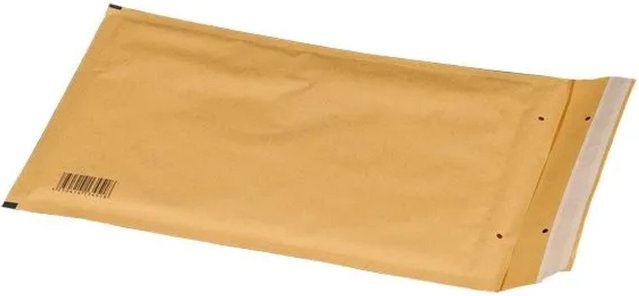 200 Luftpolsterumschläge PROREGAL in Braun mit Haftklebung und Abdeckstreifen, B: 21,5 cm x L: 34,0 cm - Bild 1