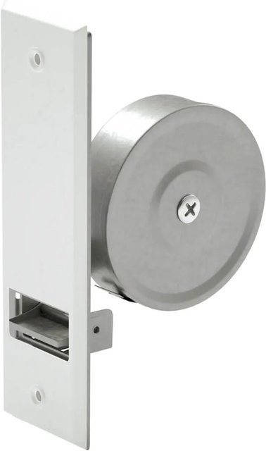 Bauheld Rollladen Gurtwickler Unterputz mit Abdeckplatte in Weiß, Durchmesser: 260 mm - Bild 1