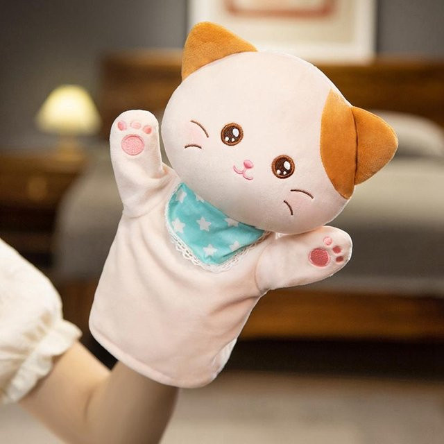 Kidsly Hand Finger Story Puppet, Plüschtiere, 25cm, ab 14 Jahren - Bild 1