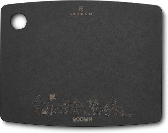 Victorinox Moomin Schneidebrett aus Verbundmaterial, Schwarz, Mittel, Spülmaschinenfest - Bild 1