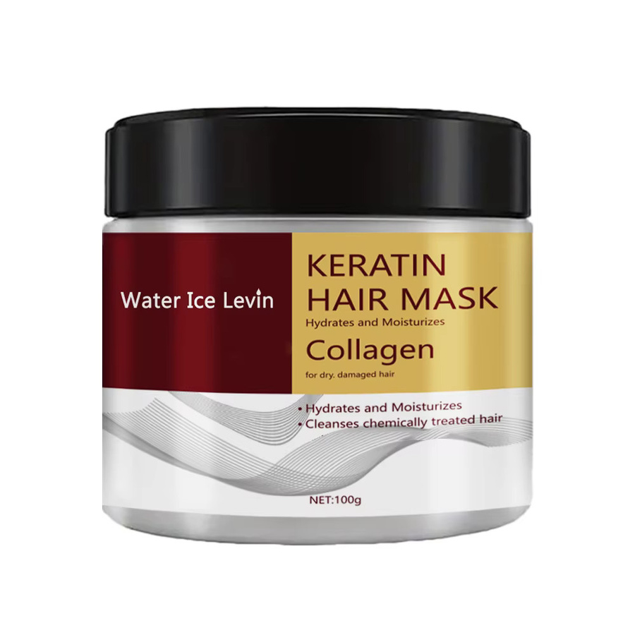 Water Ice Levin Kollagen Haarmaske, für strapaziertes Haar, Unisex - Bild 4
