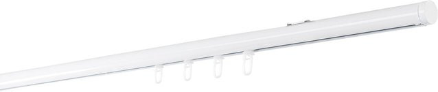 ONDECO Wandträger Mini Profil 1-läufig mit Endstück Cap in Weiß, Länge: 100 cm - Bild 1