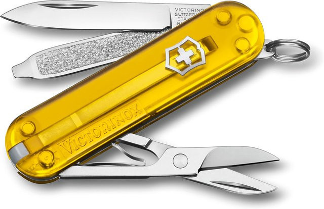 Victorinox Classic SD Taschenmesser mit 7 Funktionen in Tuscan Sun Gelb - Bild 1