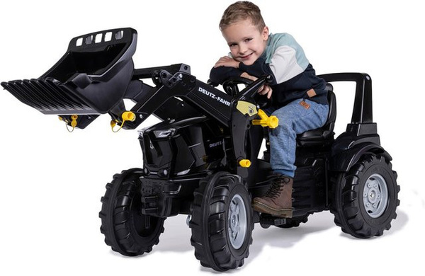 Rolly Toys rollyFarmtrac Premium Deutz-Fahr 8280 Trettraktor mit Frontlader ab 3 Jahren