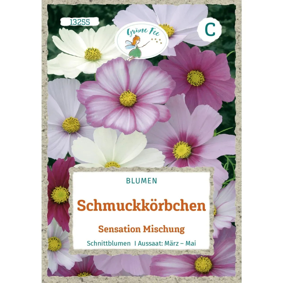 Grüne Fee Schmuckkörbchen Sensation Mischung Saatgut für Rabatten, Beete und Bauerngärten - Bild 2