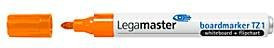 Legamaster Boardmarker TZ1 mit Keilspitze für Whiteboards und Flipcharts, Orange, 10 Stück - Bild 1