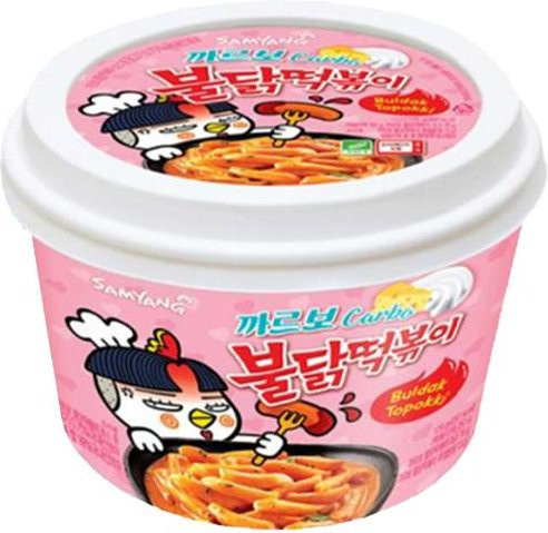 Samyang Carbo Hot Chicken Flavour Tteokbokki 179 g - Bild 1