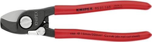 Knipex Kabelschere 95 21 165 mit Öffnungsfeder, rot, Länge: 165 mm - Bild 1
