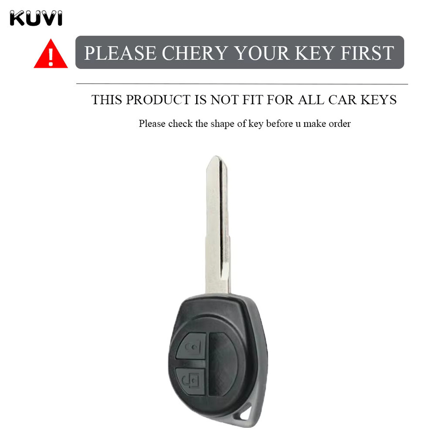 Kuvi TPU Auto Smart Key Case Schutzhülle für Suzuki SX4 Vitara Swift Grand Liana mit 2 Tasten - Bild 2