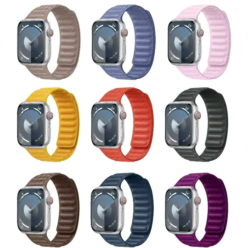 Armband für Apple Watch, Canvas-Magnetarmband, Textil/NATO, Unisex - Bild 4