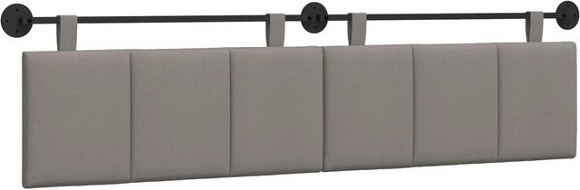 vidaXL Wandmontiertes Hängemodell in Taupe mit Stoffbezug, B/H/T: 210 x 55 x 5 cm - Bild 1